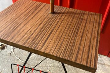 renowacja lampy z gazetownikiem